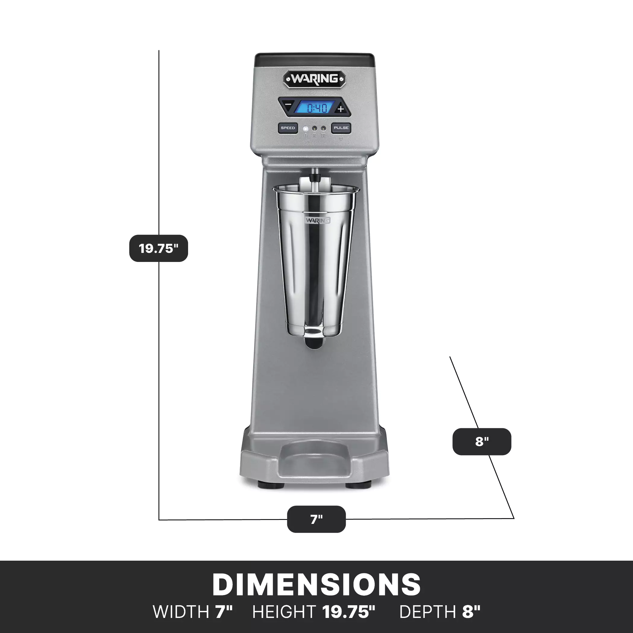 Heavy-Duty Single-Spindle Drink Mixer with Timer